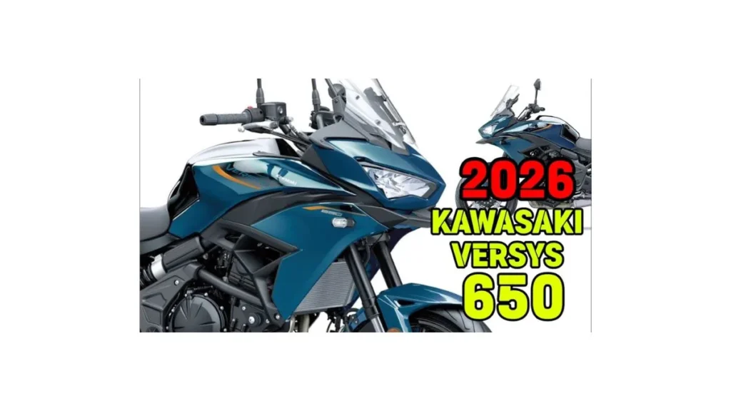 2026 Kawasaki Versys 650 adventure touring motorcycle launched in India with E20 engine and updated colour scheme