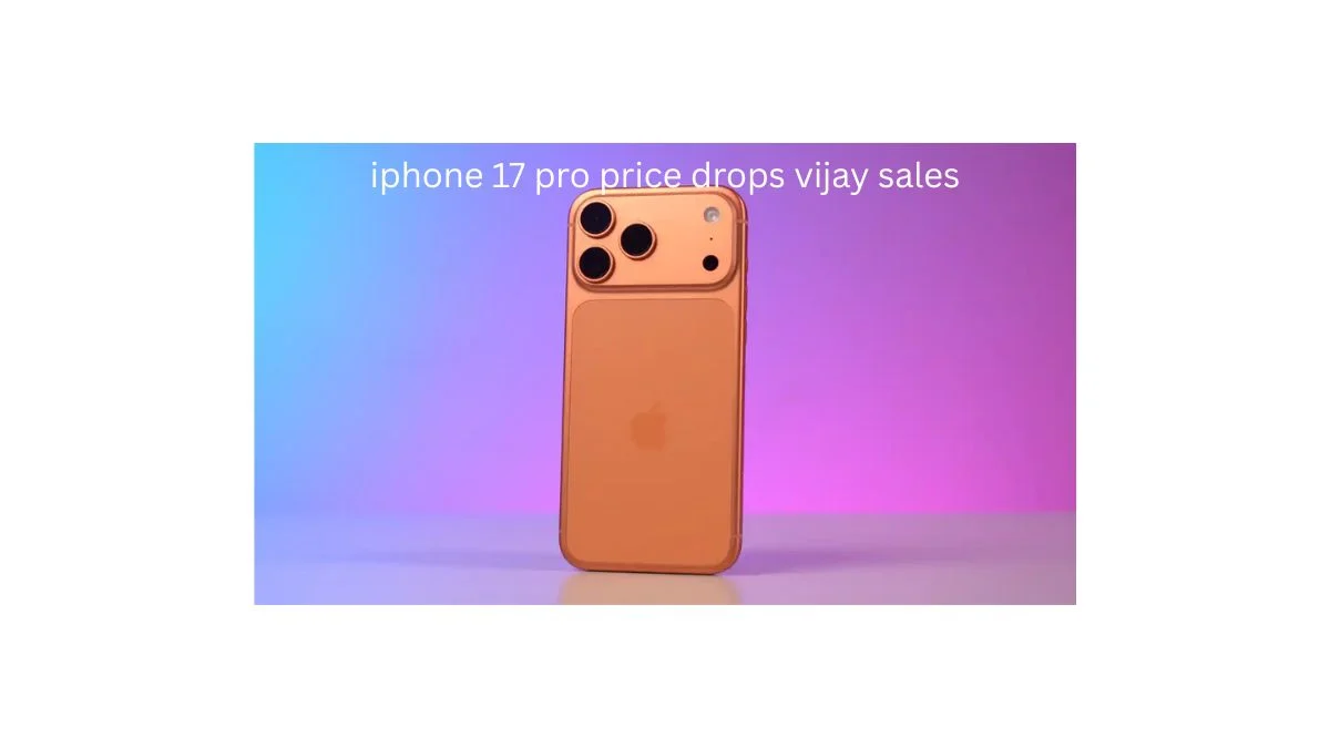 Apple iPhone 17 Pro smartphone showing premium design as prices drop in India