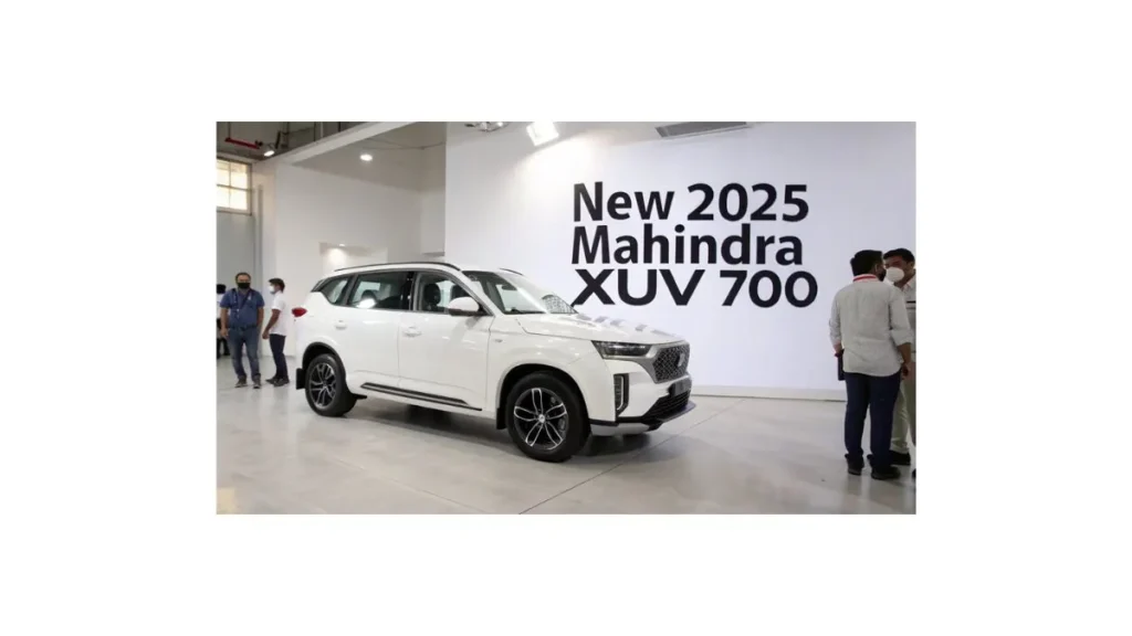 Mahindra XUV 7XO SUV showcasing new 540-degree camera technology and premium interior features ahead of its 2026 launch