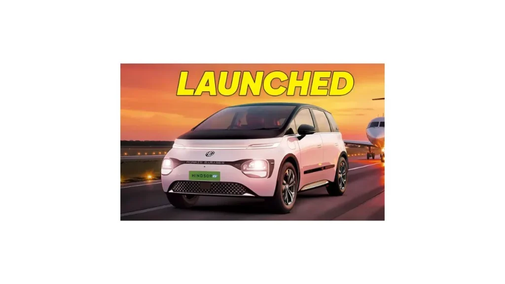 MG Windsor EV electric car in India
