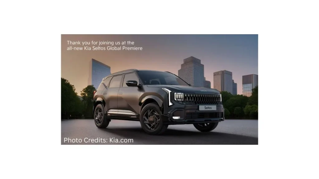 The new Kia Seltos 2026 in India showcasing updated LED headlamps, alloy wheels, and bold SUV design