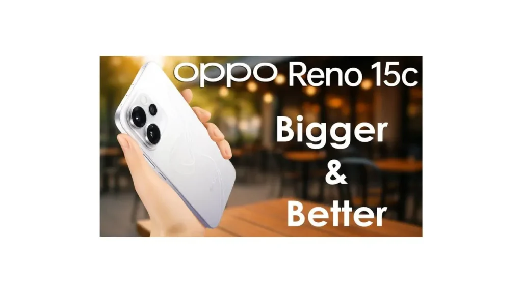 Oppo Reno 15C smartphone with 7,000mAh battery and 120Hz OLED display
