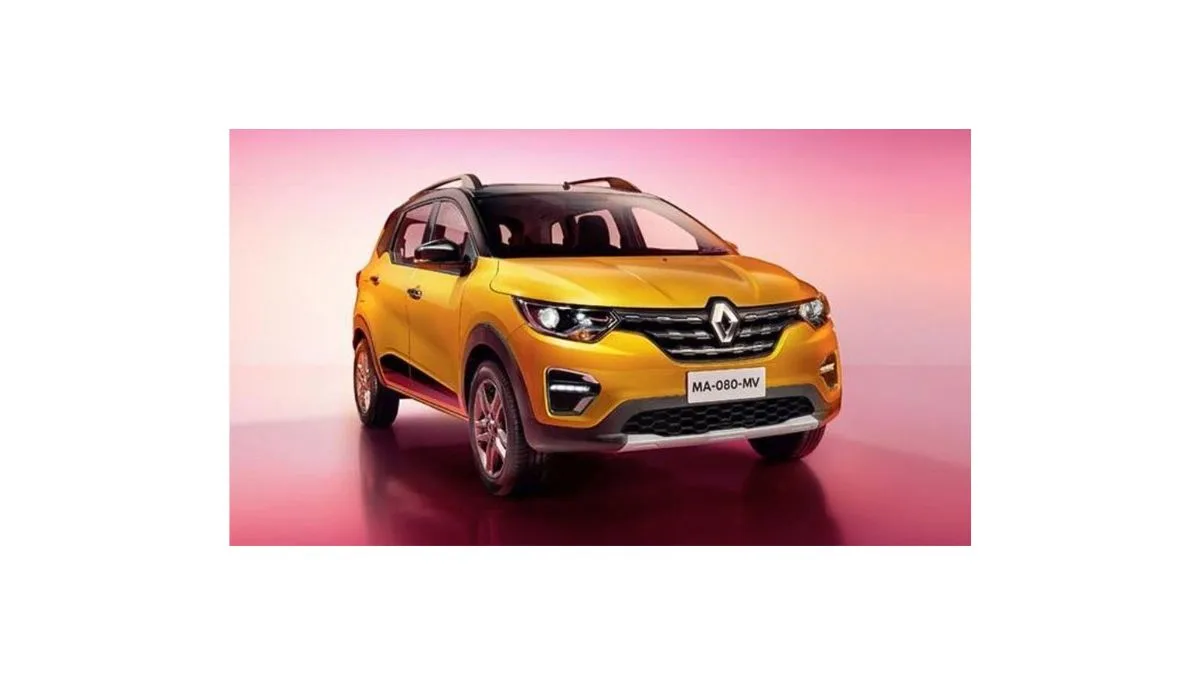 Renault Triber 2025 compact 7-seater MPV parked outdoors showcasing front design and spacious family-friendly layout