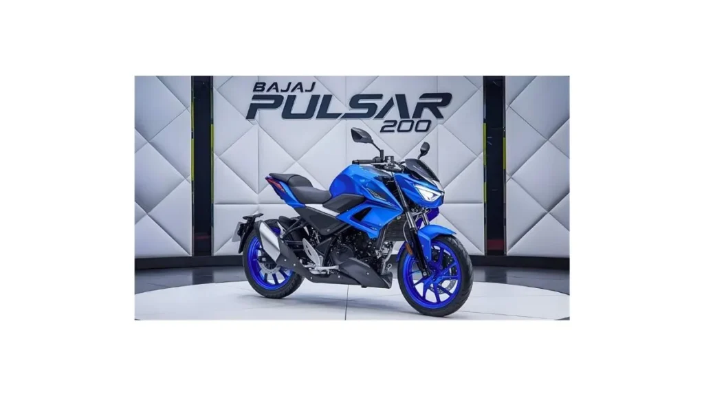 2026 Bajaj Pulsar NS200 streetfighter motorcycle with LED headlamp and muscular design