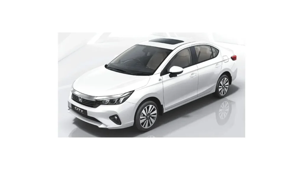 2026 Honda City facelift showing refreshed front design, LED headlamps and updated grille ahead of India launch