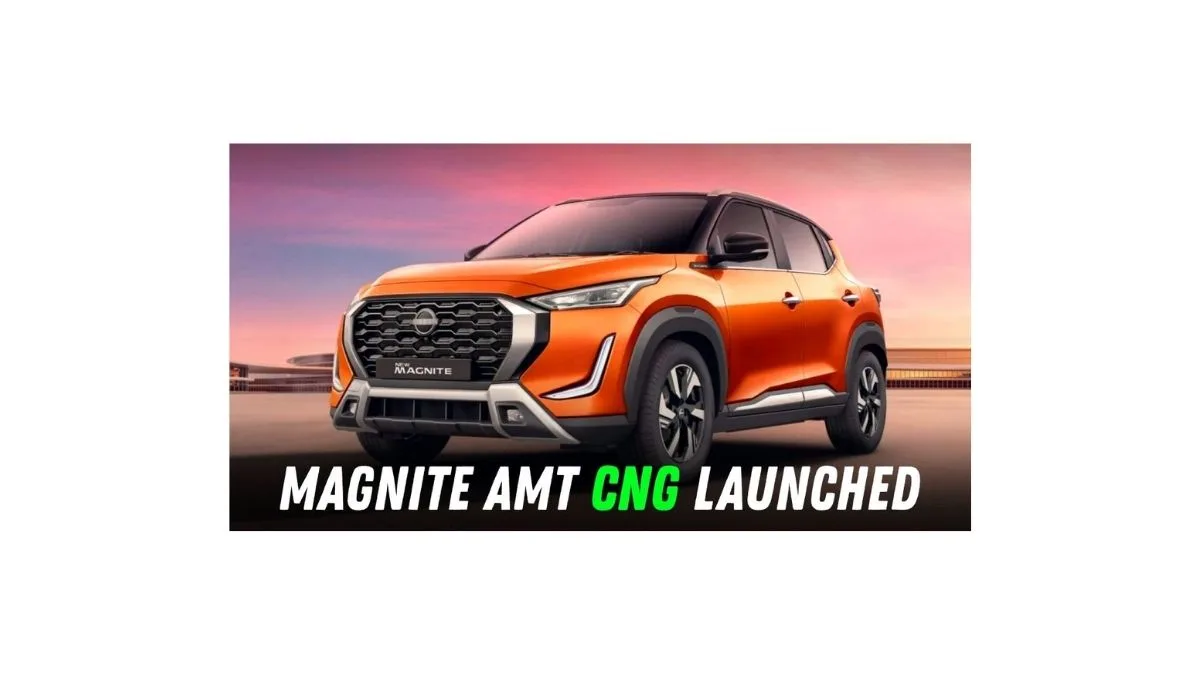 2026 Nissan Magnite CNG AMT compact SUV with automatic gearbox, CNG efficiency and 5-star safety rating in India