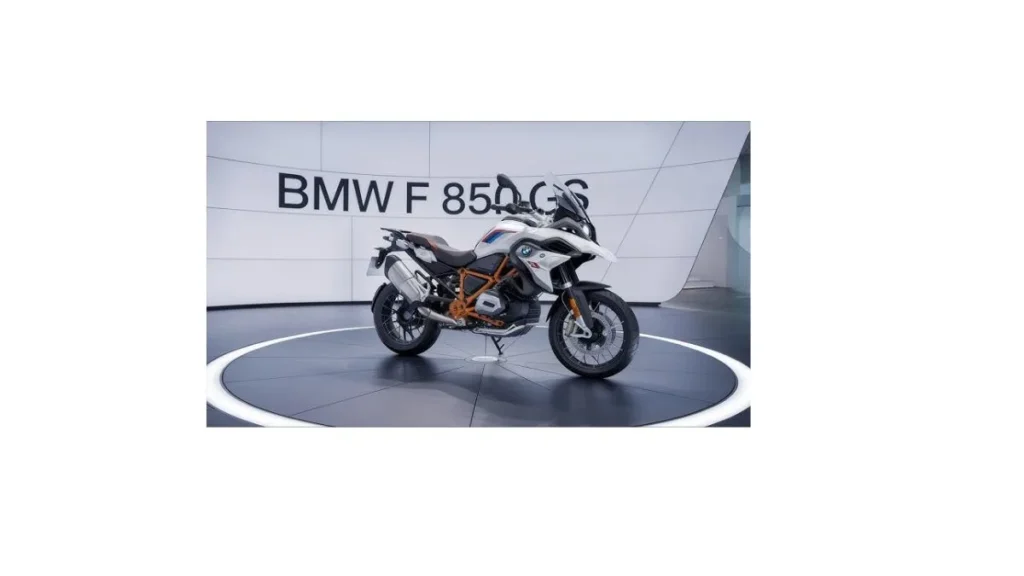 BMW F850 GS adventure motorcycle with LED headlamp and premium off-road features