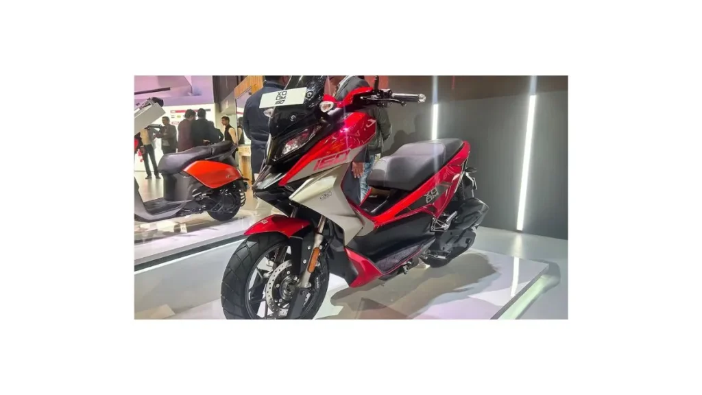 Hero Xoom 160 Combat Edition adventure scooter with rugged styling, tall stance, and premium features