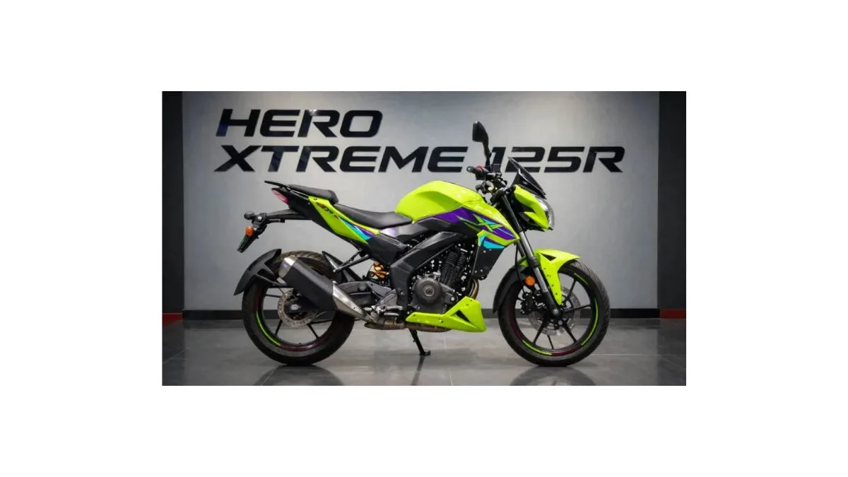 Hero Xtreme 125R 2026 motorcycle featuring cruise control and digital display