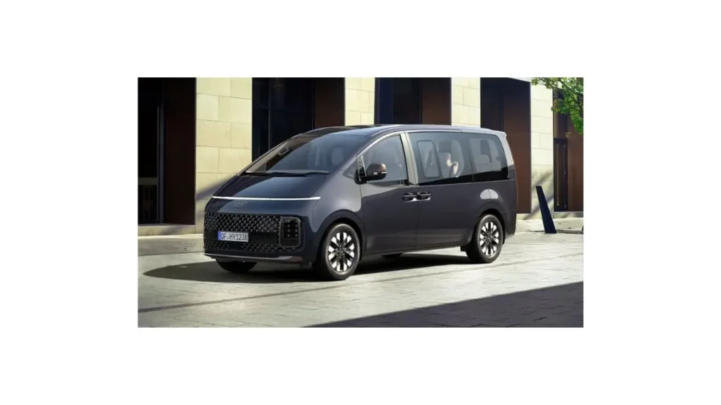 Hyundai Staria Electric electric MPV showcasing futuristic exterior design and spacious people mover body