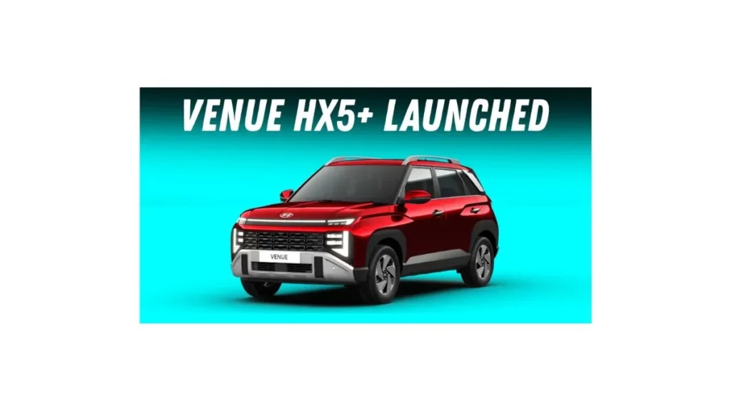 Hyundai Venue HX5 Plus compact SUV launched at ₹9.99 lakh in India