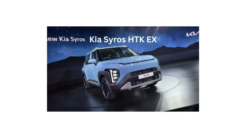 Kia Syros HTK EX compact SUV launched in India with LED lights sunroof and modern features