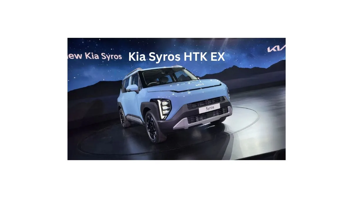 Kia Syros HTK EX compact SUV launched in India with LED lights sunroof and modern features