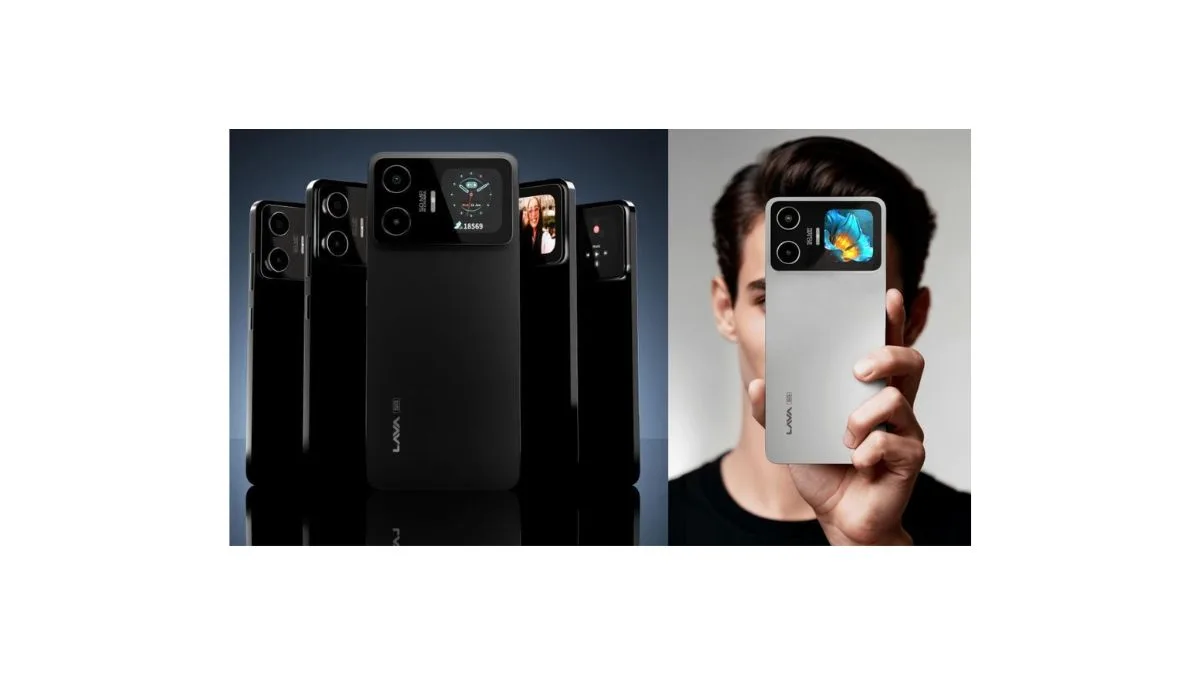Lava Blaze Duo 3 with dual AMOLED displays, 120Hz screen and 50MP Sony camera