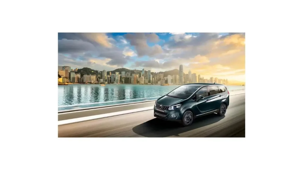 Mahindra Marazzo MPV parked on Indian highway showcasing spacious family-focused design