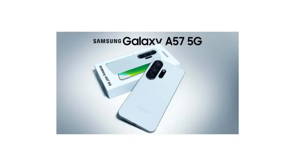 Samsung Galaxy A57 5G with premium AMOLED display and sleek mid-range design