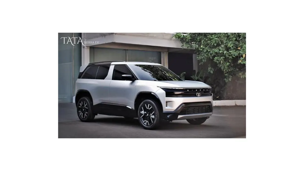Tata Sierra EV 2026 electric SUV with triple-screen interior, AWD option and 500 km range in India