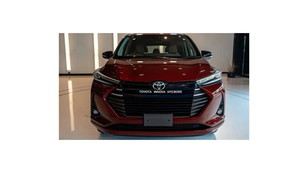 Toyota Innova Hycross hybrid MPV showcasing bold SUV inspired design and spacious family car styling