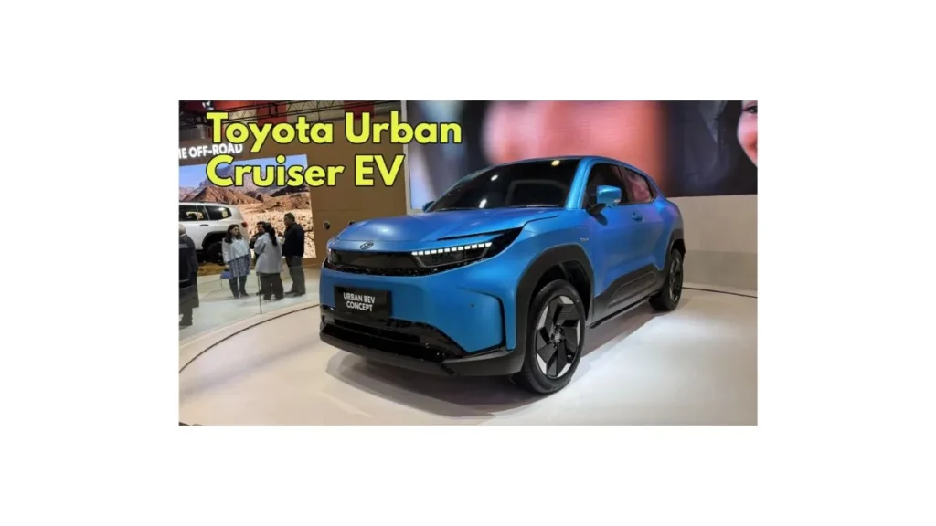 Toyota Urban Cruiser EV showcased ahead of India launch in January 2026