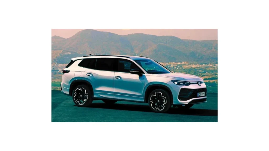 Volkswagen Tayron 2026 premium seven seater SUV showcasing bold exterior design and modern styling