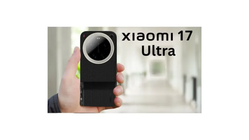 Xiaomi 17 Ultra showcasing its stunning camera system, premium design, and elite performance
