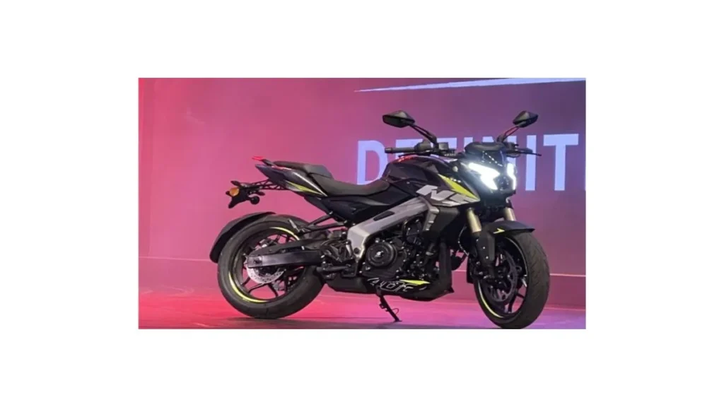 Bajaj Pulsar NS400Z 400cc streetfighter motorcycle with aggressive design and LED headlamp