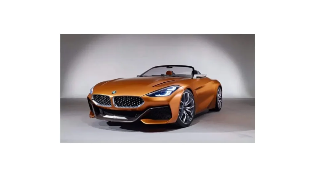 BMW Z4 luxury sports roadster with turbocharged engine and open-top design
