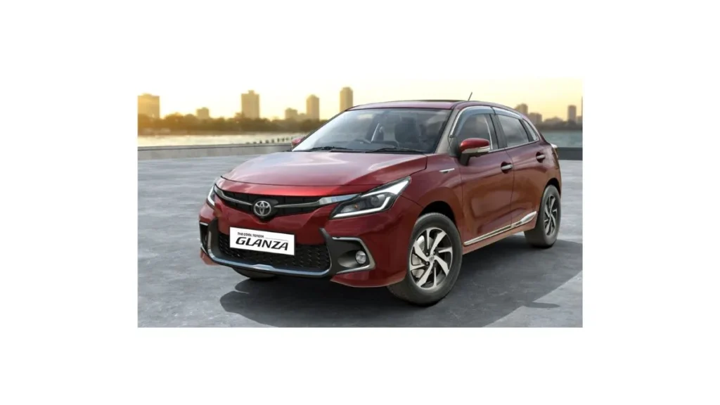 Toyota Glanza CNG 2026 front view premium hatchback