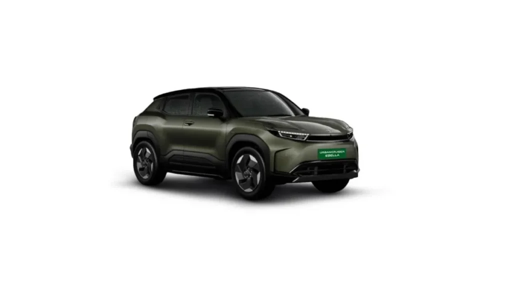 Toyota Urban Cruiser Ebella electric SUV 2026 front and side view