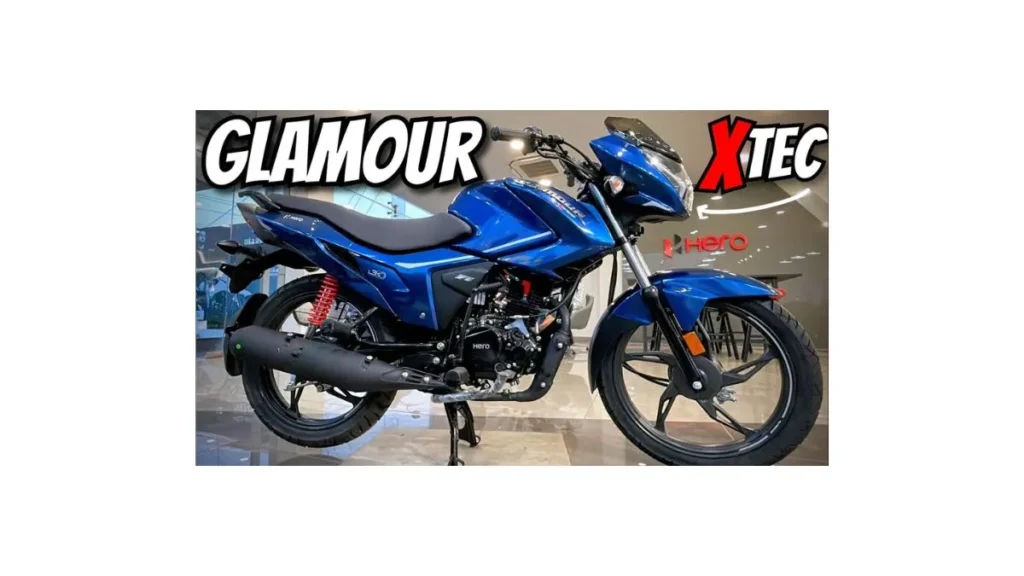 Hero Glamour Xtec 125 riding on urban road 2026 – Stylish, fuel-efficient, feature-packed commuter bike