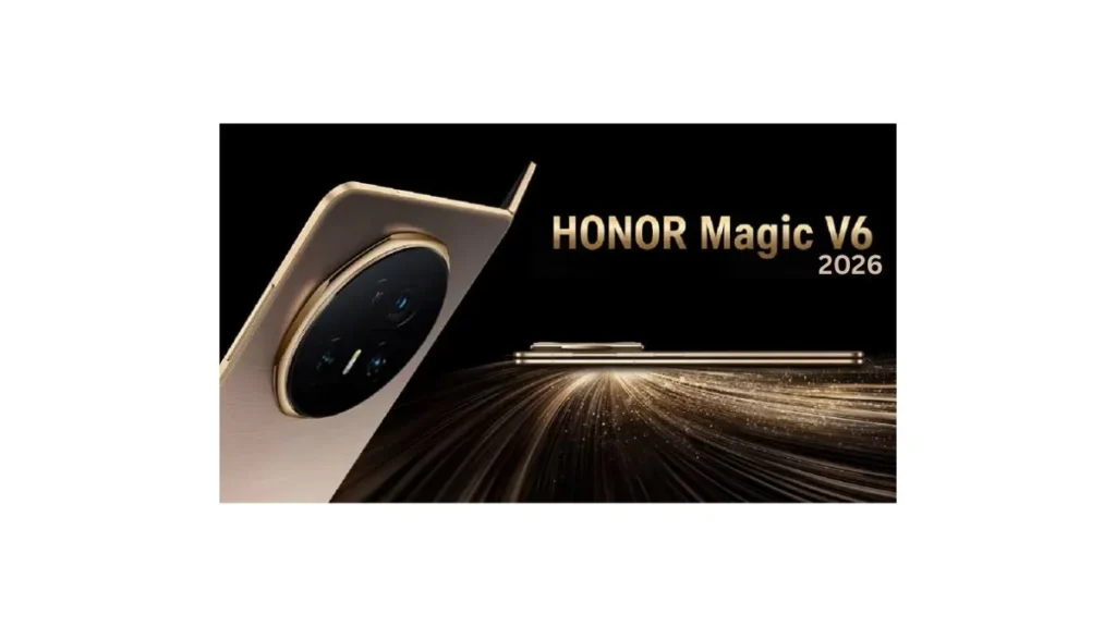 Honor Magic V6 2026 ultra thin foldable with 6660mAh battery India launch