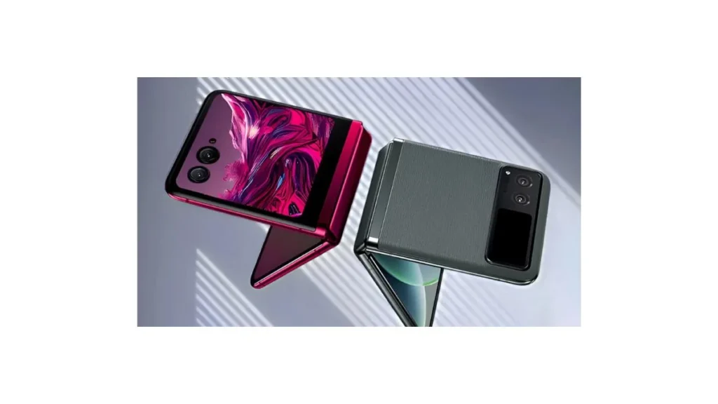 Motorola Razr 40 foldable phone with Amazon discount badge under ₹40,000