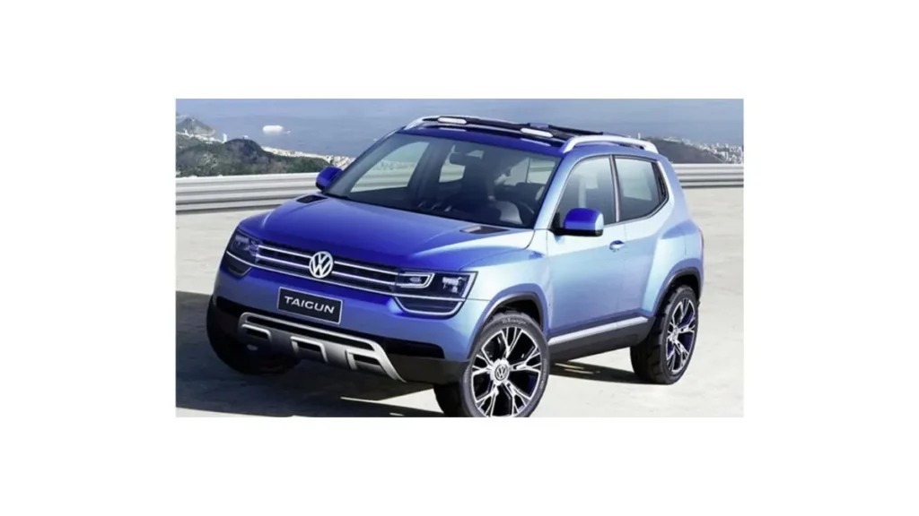 Volkswagen Taigun Facelift 2026 luxury premium SUV front view